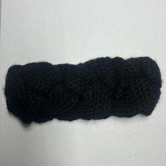 Nardi Tagliaferri Blk Head Wrap Headband Alpaca Virgin Wool Ear Warmer Italy $65 - Picture 6 of 7